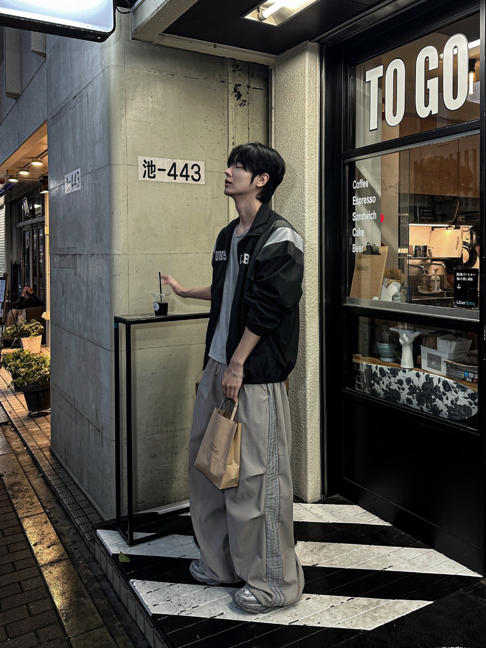 재킷 모델 착용 이미지-S281L11